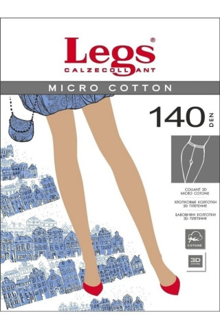 Колготки жіночі Legs 603 Micro Cotton 140 Den Колготки жіночі Legs 603 Micro Cotton 140 Den
