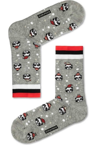Шкарпетки чоловічі Diwari Новорічні 20С-62СП (518) «Xmas panda»