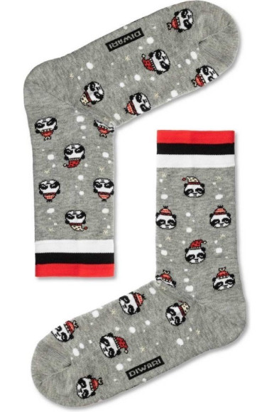 Шкарпетки чоловічі Diwari Новорічні 20С-62СП (518) «Xmas panda»