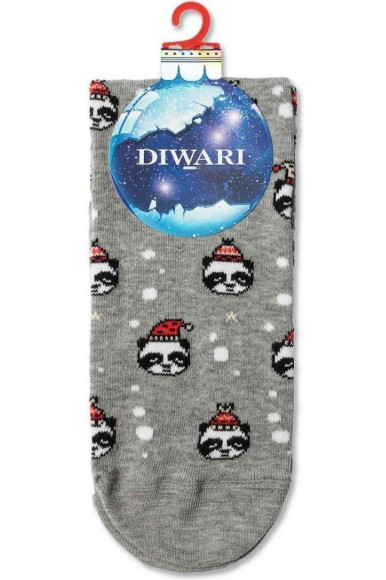 Шкарпетки чоловічі Diwari Новорічні 20С-62СП (518) «Xmas panda»