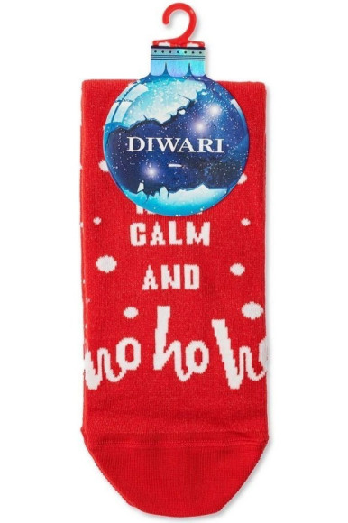 Шкарпетки чоловічі Diwari Новорічні 20С-62СП (519) «Ho-ho»