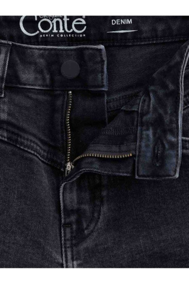 Джинси жіночі Conte Mom Fit CON-381 з високою посадкою та кокеткою