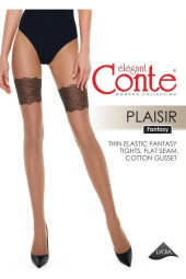 Колготки жіночі Conte Fantasy Plaisir з імітацією ажурних панчох
