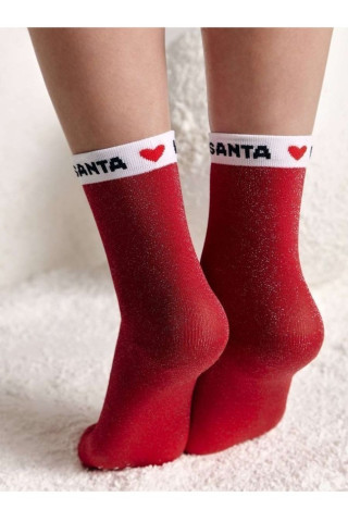 Шкарпетки жіночі Conte Новорічні 21С-83СП (284) з люрексом Wild about Santa