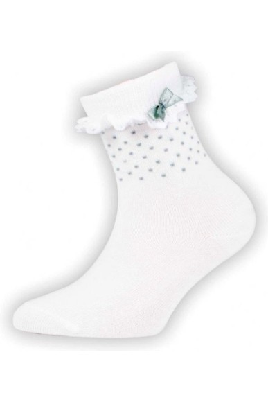 Шкарпетки дитячі TUPTUSIE 358-6H5 бавовняні з мереживом