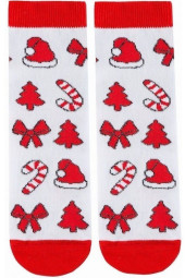 Шкарпетки дитячі Conte-kids Новорічні 17С-48СП (299) люрекс