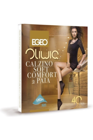 Шкарпетки жіночі Egeo Oliwia Soft Comfort 40 Den, 2 пари