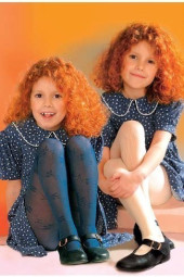 Колготки дитячі Consay Happy поліамідні 17 Den жаккард