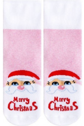 Шкарпетки дитячі Conte-kids Новорічні 17С-50СП (301) махрові з люрексом