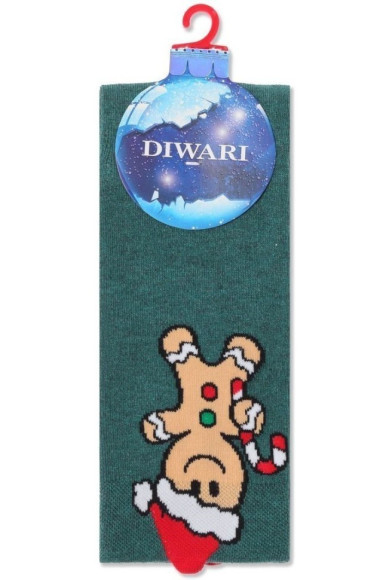 Шкарпетки чоловічі Diwari Новорічні 21С-71СП (652) «Biscuits»