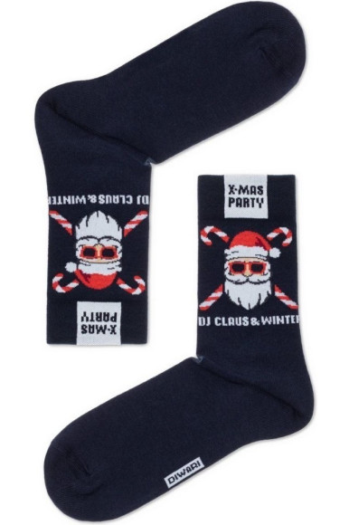 Шкарпетки чоловічі Diwari Новорічні 21С-71СП (653) «Santa Party»