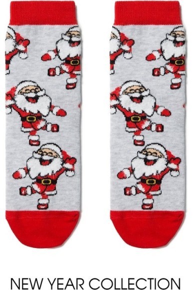 Шкарпетки дитячі Conte-kids Новорічні (374) &quot;Санта Клаус&quot;