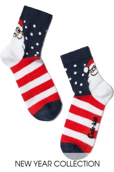 Шкарпетки дитячі Conte-kids Новорічні (377) &quot;Санта Клаус&quot;