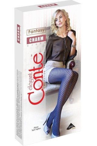 Колготки жіночі Conte Fantasy Charm ажурні