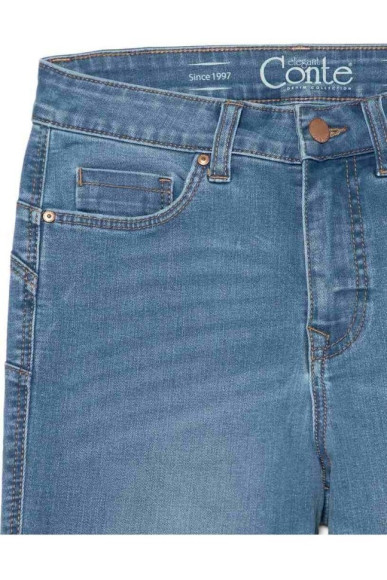 Джинси жіночі Conte skinny push-up CON-143 моделюючі eco-friendly з високою посадкою