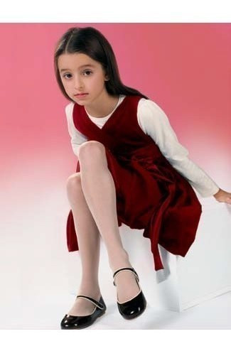 Колготки дитячі Consay Young lady поліамідні 17 Den з блиском