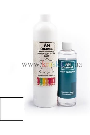 Набор для покраски кожаного кресла - Белый AM Coatings