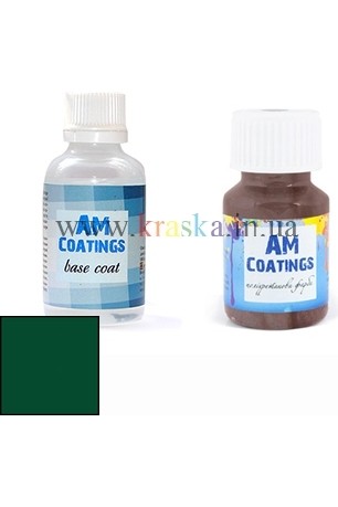 Набор для покраски кожи руля и подлокотников - Зеленый AM Coatings