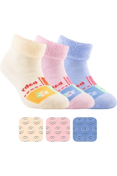 Шкарпетки дитячі Conte-kids Sof-tiki (104) махрові з відворотом антиковзкі