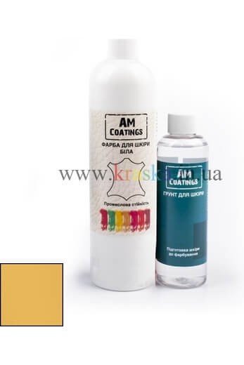 Набор для покраски кожаного кресла - Золотой AM Coatings