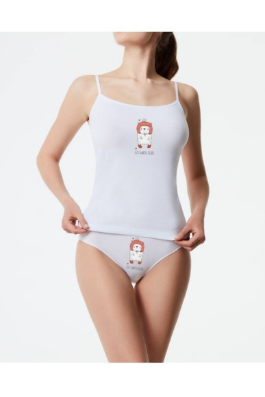 Комплект жіночий Conte Merry Xmas LT 1712; LB 1713 2-х предметний топ та труси