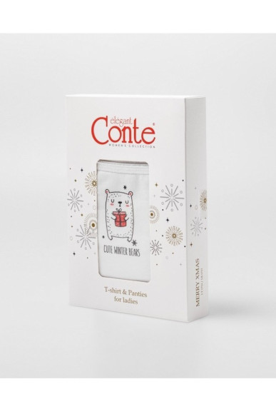 Комплект жіночий Conte Merry Xmas LT 1712; LB 1713 2-х предметний топ та труси