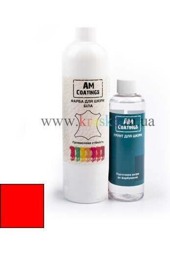 Набор для покраски кожаного кресла - Кислотно-красный AM Coatings