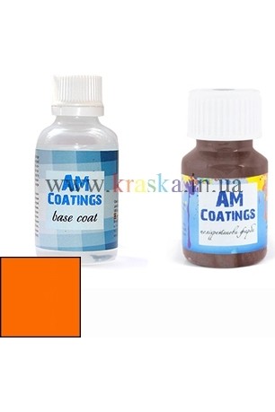 Набор для покраски кожи руля и подлокотников - Оранжевый AM Coatings
