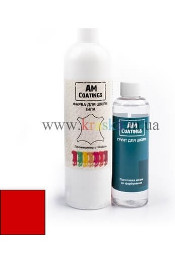 Набор для покраски кожаного кресла - Красный AM Coatings