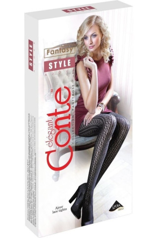 Колготки жіночі Conte Fantasy Style ажурні