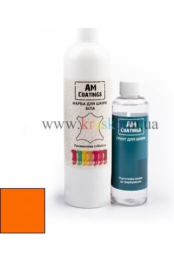 Набор для покраски кожаного кресла - Оранжевый AM Coatings