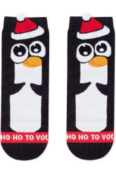 Шкарпетки дитячі Conte-kids Новорічні 21С-63СП (650) махрова стопа «Penguin»