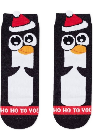 Шкарпетки дитячі Conte-kids Новорічні 21С-63СП (650) махрова стопа «Penguin»