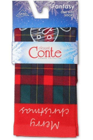 Шкарпетки жіночі Conte Fantasy 70 Новорічні 17С-34СП (123) Merry Christmas Шкарпетки жіночі Conte Fantasy 70 Новорічні 17С-34СП (123) Merry Christmas