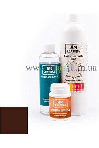 Набір для фарбування та реставрації шкіряного крісла - Коричневий AM Coatings