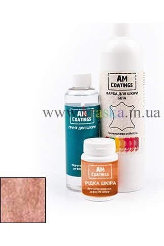 Набор для покраски и реставрации кожаного кресла - Красное золото AM Coatings