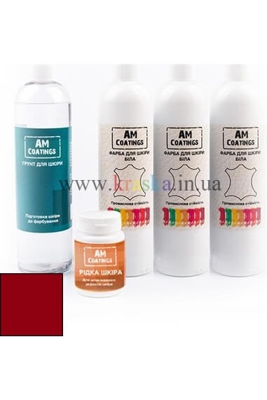 Набор для покраски и реставрации 5-7-местного уголка - Бордовый AM Coatings